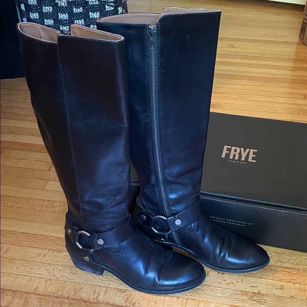 Frye Carson Harness Tall Boots